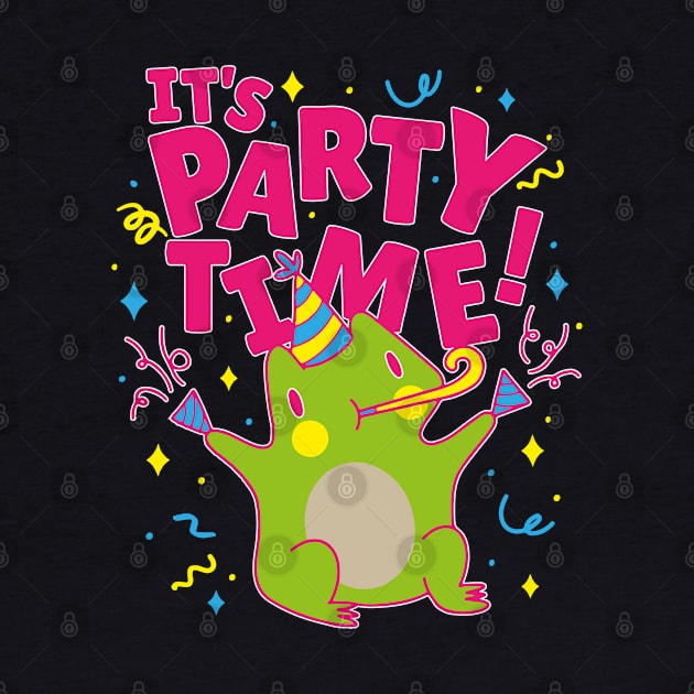 Party time frog by Catfactory